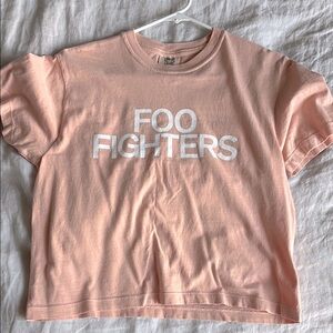 FOO FIGHTERS Comfort Colors PEACH Short Sleeve Tee SMALL S